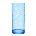 Набор стекл стаканов 6*0,3л Лиана гравировка голубой/148-Н5Г/Т00014494